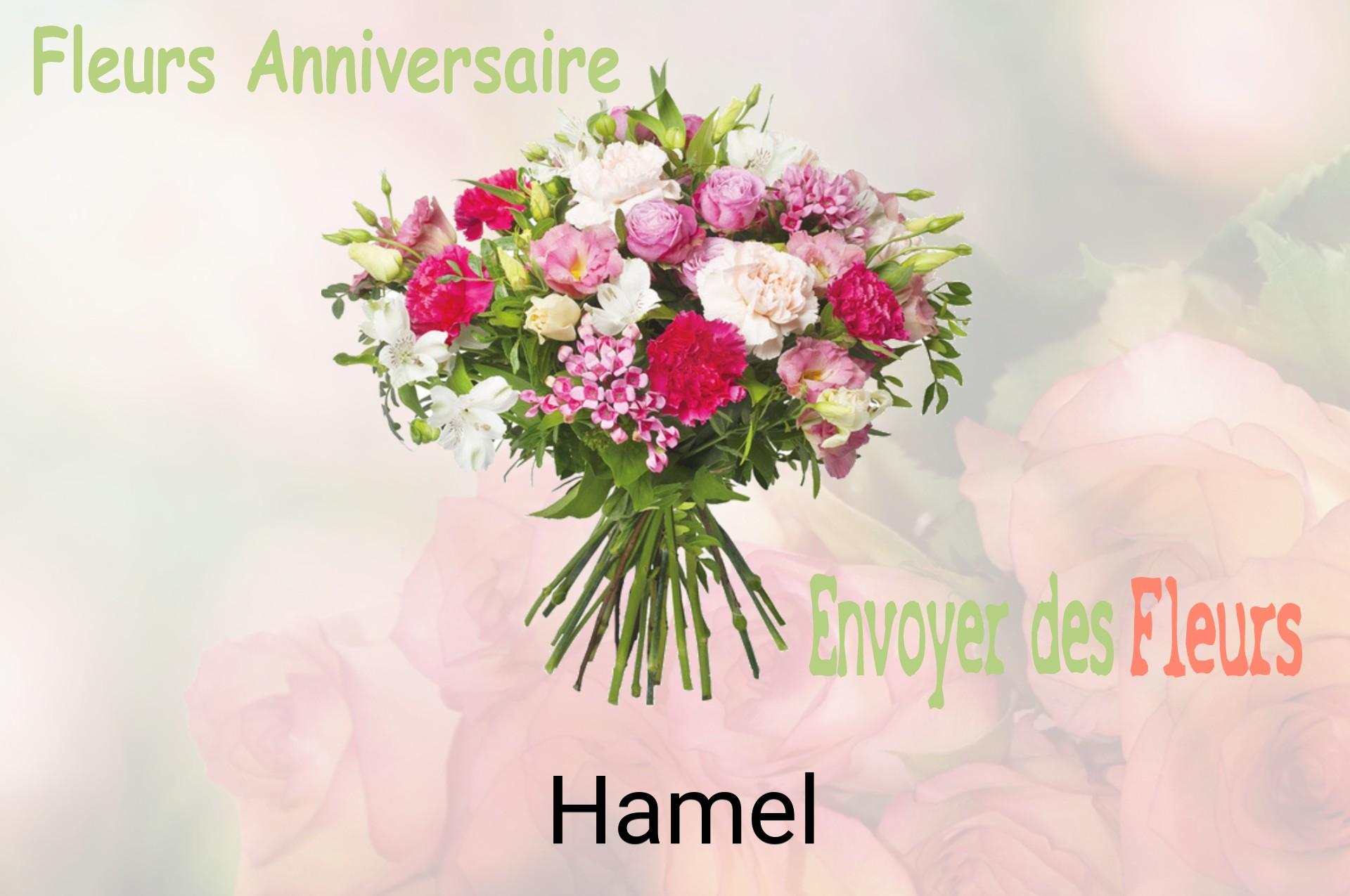 Bouquet de fleurs d’anniversaire livré à Hamel